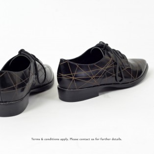 Striatum loafer | Handmade | Black Leather | RS6020A