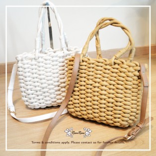 Hemp Rope Weaving Hand Bag / On Shoulder / On hand / RB10318