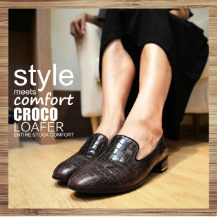 Clear display of personality minimalist personality leather shoes / Dark grey / RS3010A