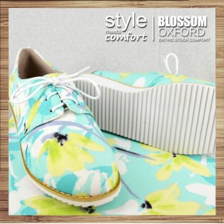  Refreshing summer | Japanese flower cloth | Elastic design | Leather insole | RS3834A