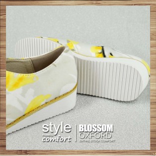  Refreshing summer | Japanese flower cloth | Elastic design | Leather insole | RS3834C