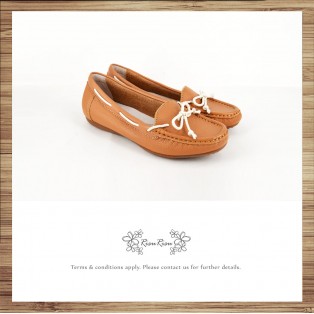 Peas Shoes / Washed Leather / Beautiful Holiday / Light Brown / Upgrade Peas Shoes / RS3841C