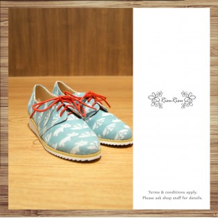 Risurisu / Shoe in Wonderland / Handmade / Japanese Fabric / RS3988B