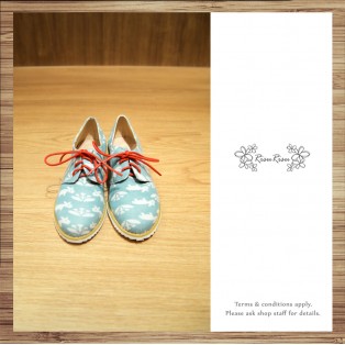 Risurisu / Shoe in Wonderland / Handmade / Japanese Fabric / RS3988B