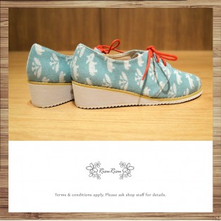 Risurisu / Shoe in Wonderland / Handmade / Japanese Fabric / RS3988B