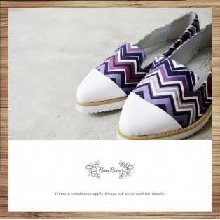 Waves women's shoes / Handmade custom / Japanese fabric / RS3996A