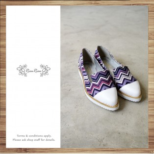 Waves women's shoes / Handmade custom / Japanese fabric / RS3996A