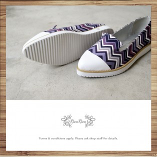 Waves women's shoes / Handmade custom / Japanese fabric / RS3996A