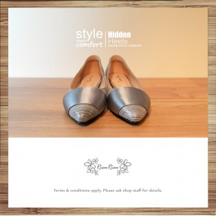 Cladding / decorative / minimalist leather shoes / Sliver / RS5027C