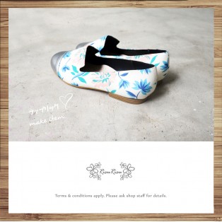 Separate flat pumps / Handmade / ファブリック Fabric / RS5067A