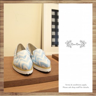 Waves women's shoes / Handmade custom / Japanese fabric / RS5822A
