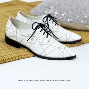 Striatum loafer | Handmade | White Leather | RS6020B