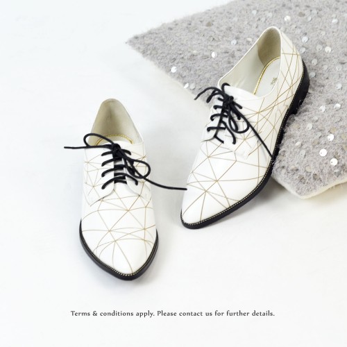 Striatum loafer | Handmade | White Leather | RS6020B