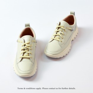 Sneaker collection | Platform Sneaker | Insole With Soft Cushions | Off White | Leather | RS6628A