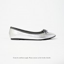 Mono Color | Ballarinas | Flats | Easy Match | Sliver | RS6889B