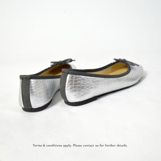 Mono Color | Ballarinas | Flats | Easy Match | Sliver | RS6889B