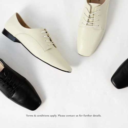 Tying rope bright leather casual shoes | Plain leather | RS6973A