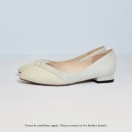 Hemp Toe Cap FLats | Two Tone Design | Handmade Shoes | Grey | Leather Insock | RS6999A