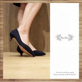 Risurisu Low heels / Handmade / ファブリック Fabric / RS7025A