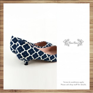 Risurisu Low heels / Handmade / ファブリック Fabric / RS7025A